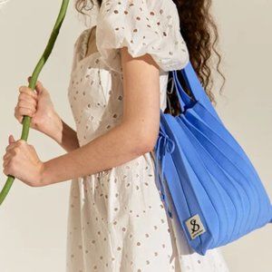 Joseph & Stacey Lucky Pleats Knit Bag/Tote